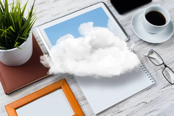 modern çalışma alanı'nın Üstten Görünüm