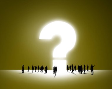 Büyük grup iş adamları ve büyük soru işareti