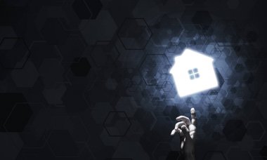 parlayan ev simgesini 