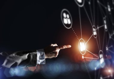 Modern kablosuz teknolojiler communucation aracı olarak oluşturma 