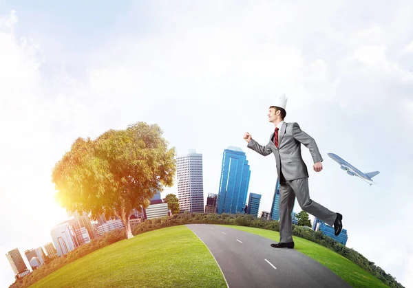 Young handsome businessman — Stock Photo, Image