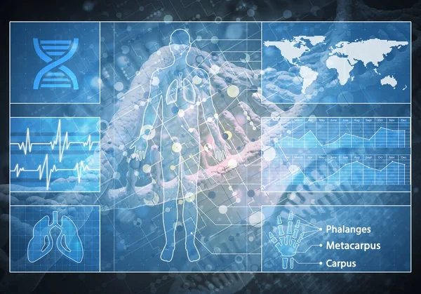 Interface utilisateur de médecine — Photo