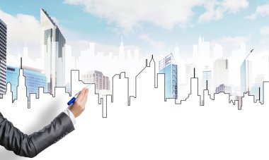 İşaretli inşaat projesiyle kadın tasarımcının eli