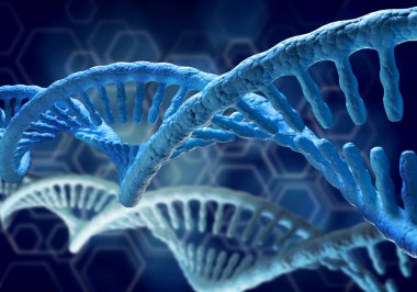 Dna molekülü araştırma kavramı ile arka plan görüntüsü