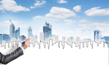 İşaretli inşaat projesiyle kadın tasarımcının eli