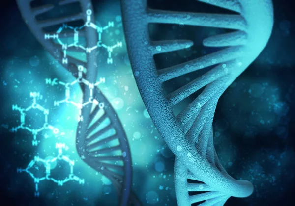 Background Image Dna Molecule Research Concept — Stock Photo, Image