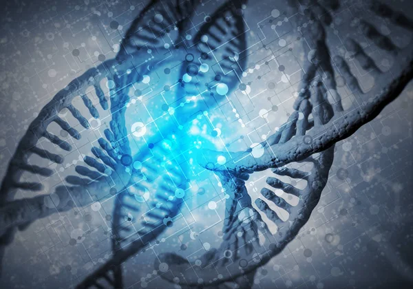 Background Image Dna Molecule Research Concept Rendering — Stock Photo, Image