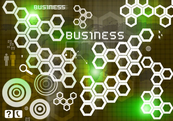 Digital Business Background Image Icons Media Screen — Stock Photo, Image