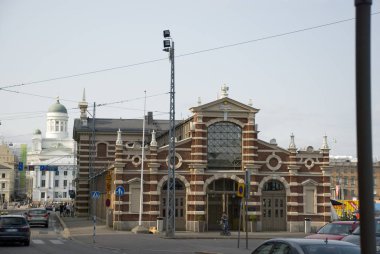 Kauppahalli-Helsinki eski pazar salonu, Finlandiya