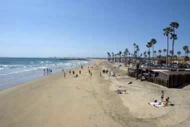 Yaz yaşam Newport Beach deki Orange County - California