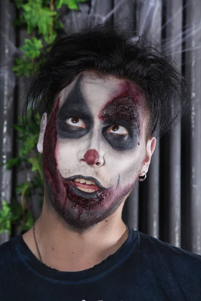 korkunç lanet olası ölü kötü palyaço portre