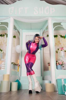 candycolor lateks lastik moda kadın