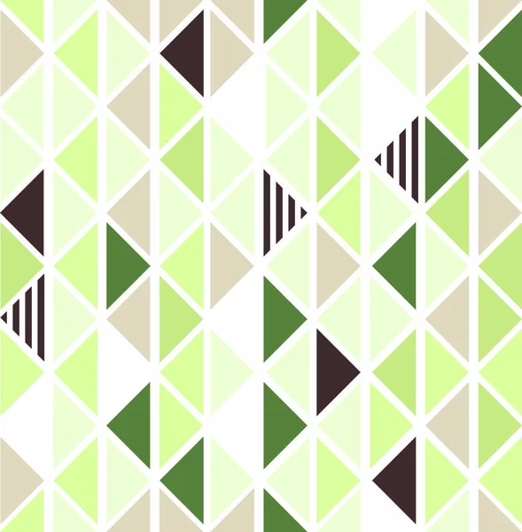 Padrão abstrato em cores verdes — Vetor de Stock