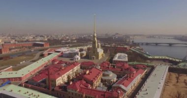 Aziz Peter ve Paul Fortress, Saint Petersburg güneşli bahar