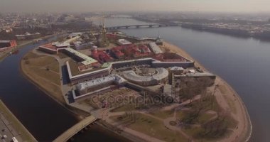 Aziz Peter ve Paul Fortress, Saint Petersburg güneşli bahar