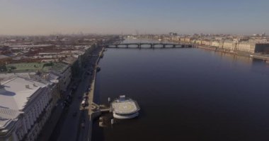 St. Petersburg Neva nehir setin bahar