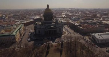 Rusya St. Petersburg ilkbahar St. Isaacs Katedrali