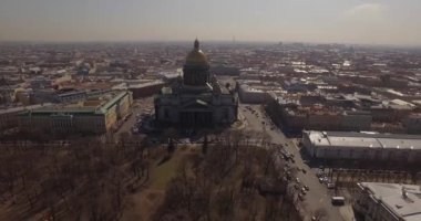 Rusya St. Petersburg ilkbahar St. Isaacs Katedrali