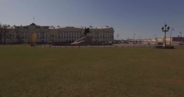St. Petersburg Rusya bronz Süvari bahar