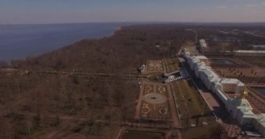 St Petersburg, Rusya Federasyonu Grand Palace ve Petergof Grand cascade pınarlarına.