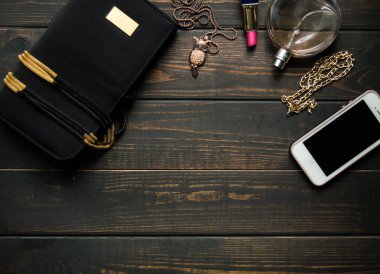 Smartphone, uzay, lay, telefon, arka plan, ruj, parfüm