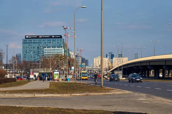 Warschau, Polen - 05 maart 2017: West Station Pkp Warszawa Zachodnia is in aanbouw — Stockfoto