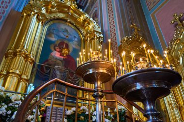 Cathedral St. Mary Magdalene sırasında Kutsal Paskalya, Varşova, Polonya, Warsaw, Polonya - 16 Nisan, 2017:Interior.
