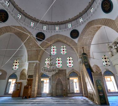 Antalya, Türkiye - 21 Mayıs 2017: İç Tekeli Mehmet Paşa Camii
