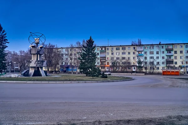 Ust Kamenogorsk Kazakhstan April 2020 Vreemd Verbazingwekkend Ongewoon Uitzicht Lege — Stockfoto