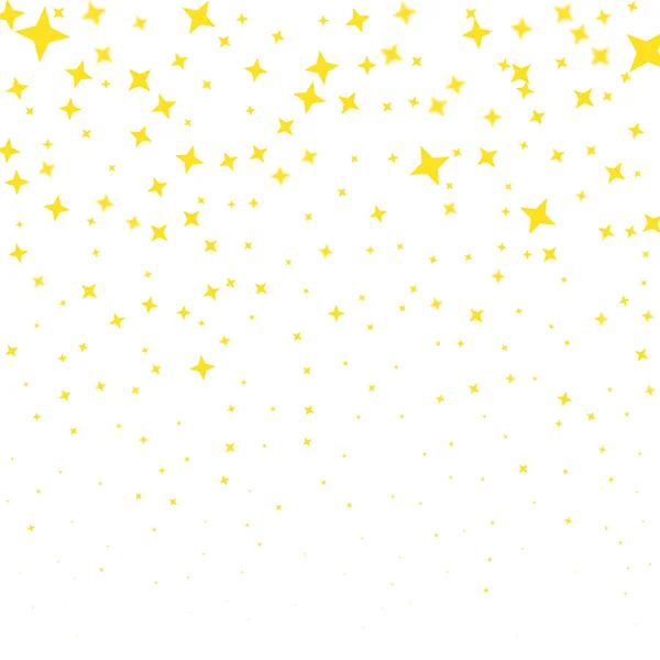 Vector Estrelas. Caindo textura dourada. Confetti estrelas fundo . — Vetor de Stock