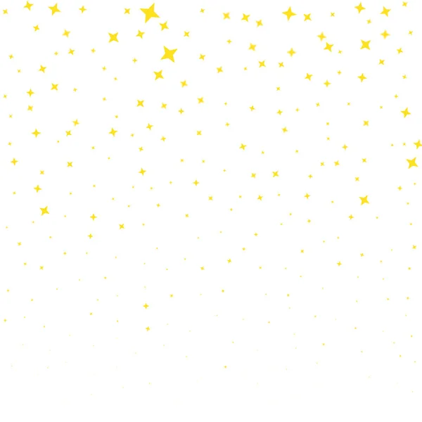 Vector Estrelas. Caindo textura dourada. Confetti estrelas fundo . — Vetor de Stock