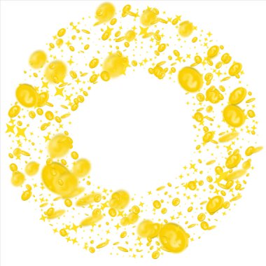 100 dolarlık banknot. Düşen para izole arka plan. Amerikan nakit.