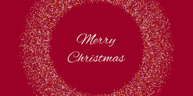 Noel kartı tasarımı. İndirimli kupon vektör illüstrasyonu. Noel ağacı ve hediye kutusuyla ahşap güzel tebrik kartı. İnceleme makbuzu için tasarım.