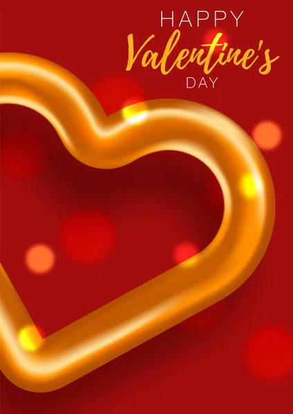 Banner de historia de amor. Fondo romántico festivo. Cartel de amor concepto especial. Folleto de promoción al día de San Valentín . — Vector de stock