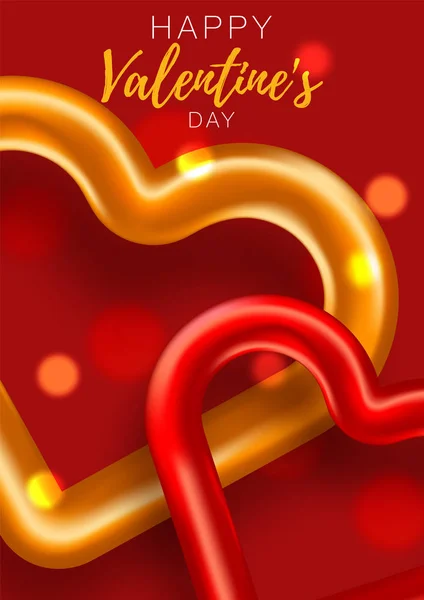 Banner de historia de amor. Fondo romántico festivo. Cartel de amor concepto especial. Folleto de promoción al día de San Valentín . — Vector de stock