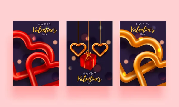 Romantische achtergrond. Valentijnskaart. Feestelijke romantische achtergrond. Liefde poster speciaal concept. — Stockvector