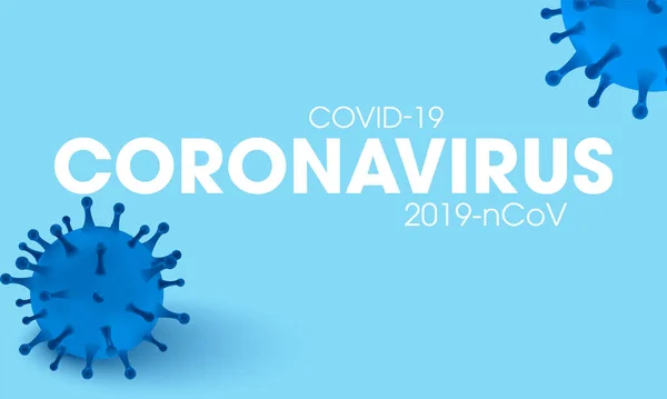 Coronavirus Covid-19 tıbbi gerçekçi illüstrasyon enfeksiyonu. Grip salgını gibi tehlikeli grip vakaları gibi grip salgını riski kavramları