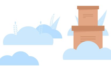 Coronavirüs salgını sırasında yiyecek teslimatı güvenlidir. Karantina salgını, eve güvenli bir şekilde ulaşım. Kurye korumalı tıbbi maske ve eldivenler.