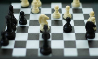 rakamlar ile satranç masası