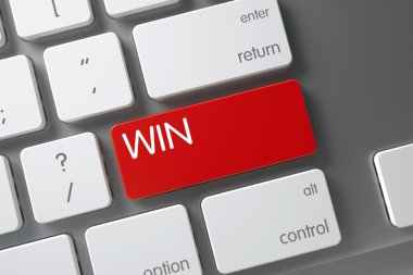 Win düğme. 3D.