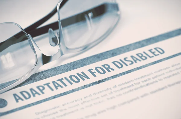 Adaptation For Disabled. Medicine. 3D Illustration. — Stock Photo, Image