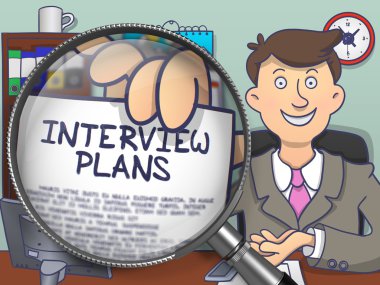 Lens ile Röportaj Planları. Doodle Kavramı.