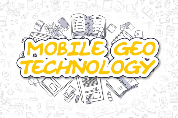 Mobil Geo Technology - iş kavramı. — Stok fotoğraf