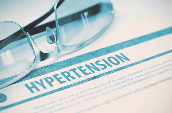 Diagnosis - Hypertension. Medical Concept. 3D Illustration. — Stock Photo, Image