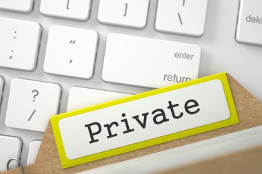 Özel dosya kartı. 3d.