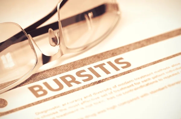 Diagnosis - Bursitis. Medical Concept. 3D Illustration. — Stock Photo, Image