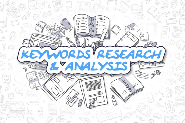 Keywords Research And Analysis - Business Concept. — Stock Photo, Image