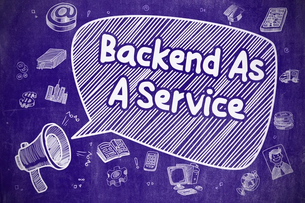 Backend As A Service - Concetto di business . — Foto Stock