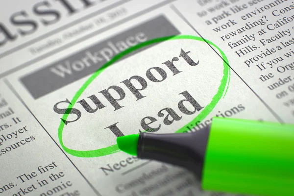 Support lead för jobb öppning. 3d. — Stockfoto