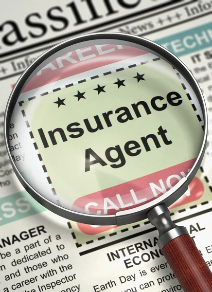 Insurance Agent Join Our Team. 3D. — Stock Photo, Image